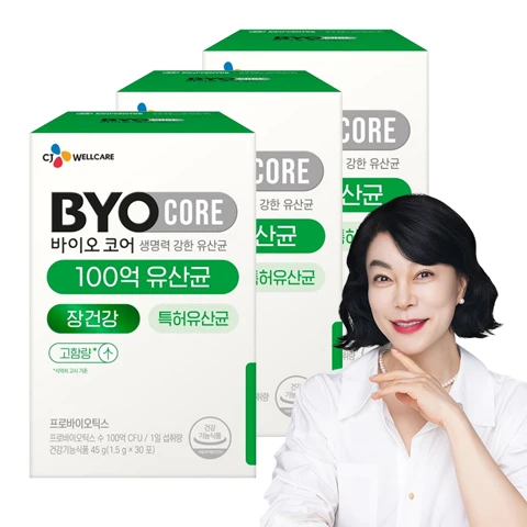 바이오코어 건강한 생유산균 100억(스틱)(1개월) x 3개