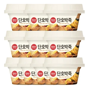 햇반 맞춤토핑 단호박죽267gX10개