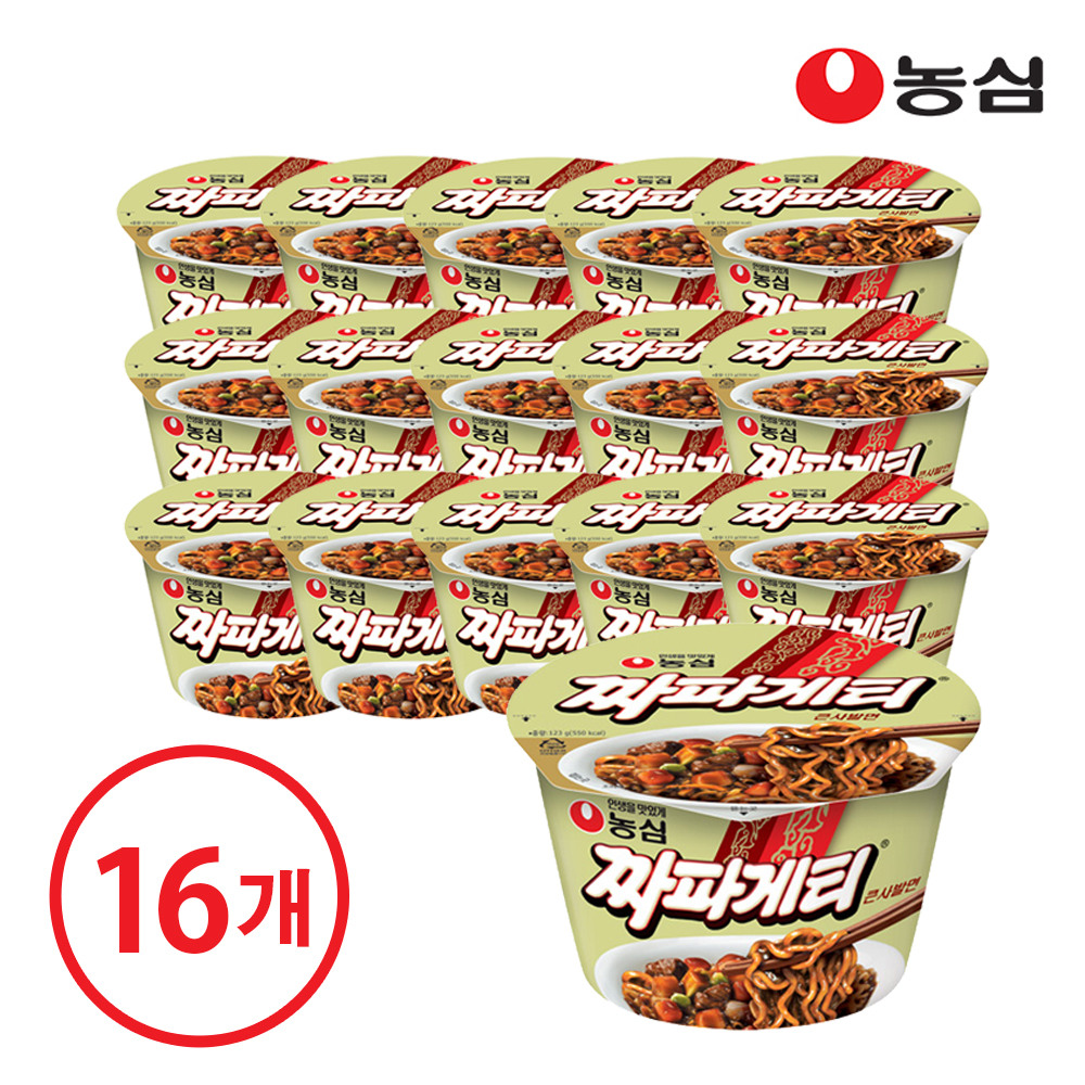[행사]농심 짜파게티큰사발 16개(box)