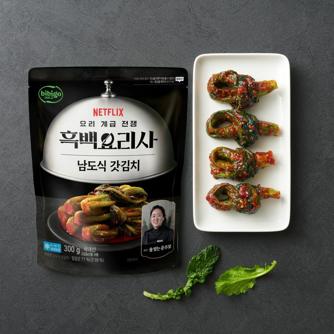 비비고 흑백요리사 남도식 갓김치 300g