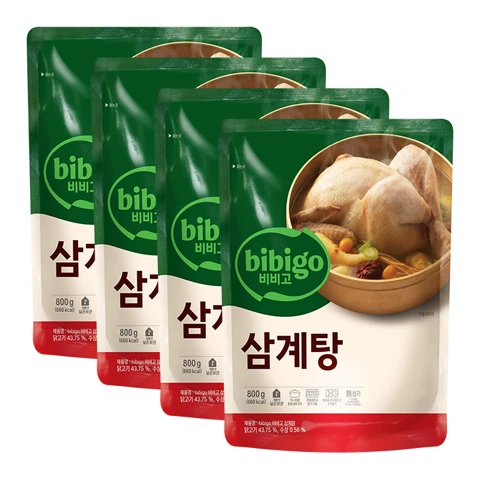 비비고 삼계탕800gX 4개