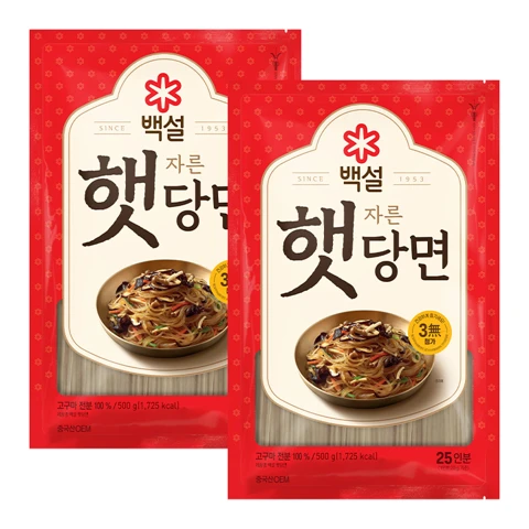 [9/26 하루]백설 자른햇당면 500gX2개