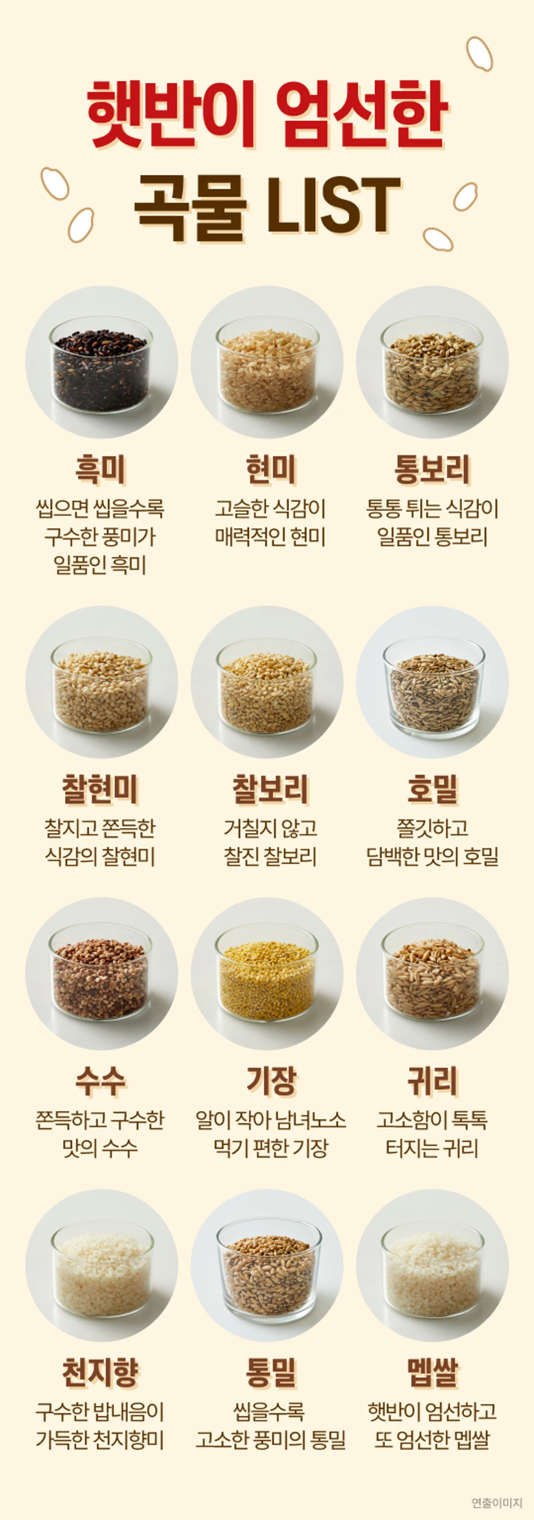 햇반 라이스플랜 12곡 잡곡밥 210g 곡물 리스트 — 12가지 곡물 종류 소개