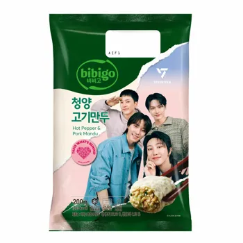 [비비고|세븐틴]비비고 청양고기만두 200g