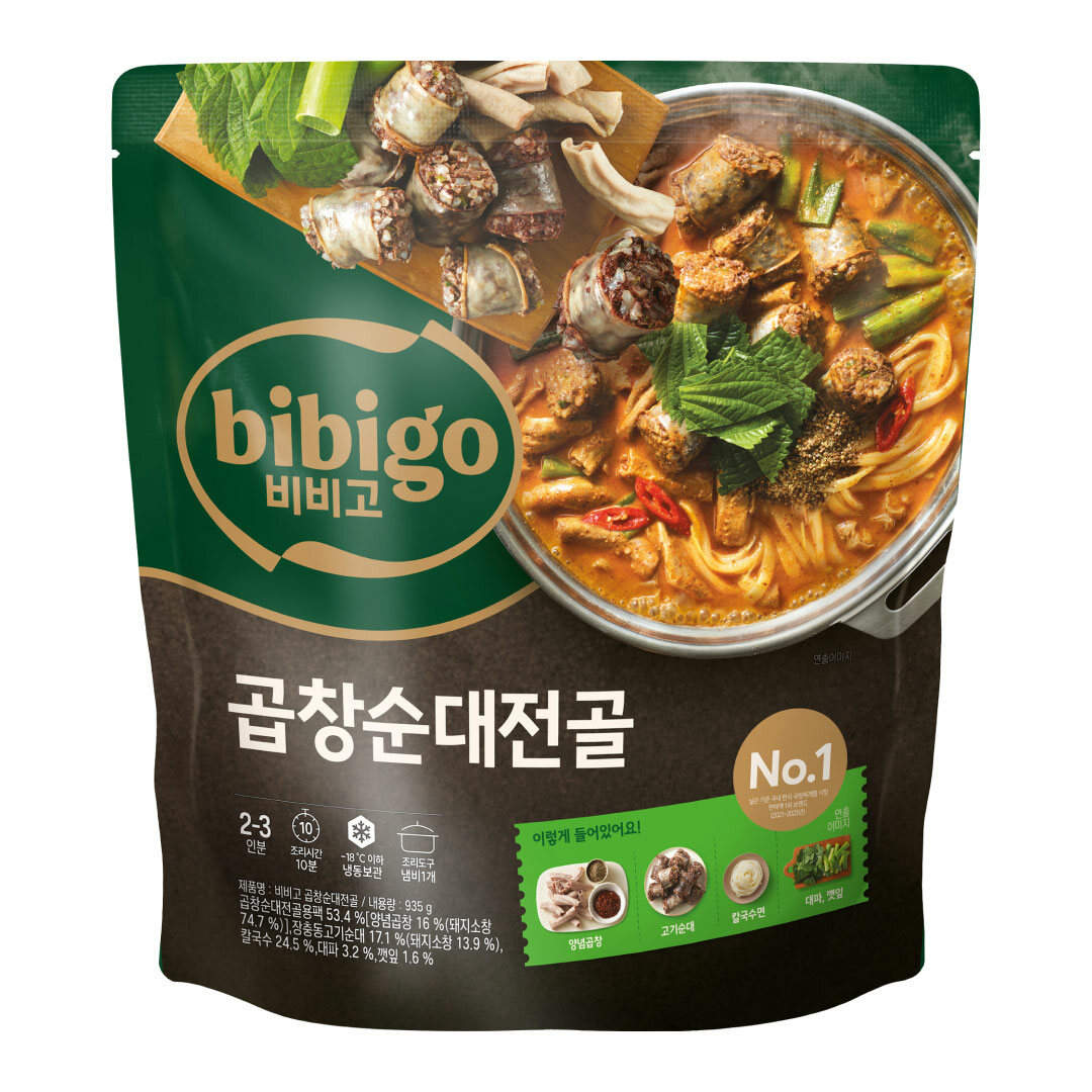 [앵콜특가]비비고 곱창순대전골 935g(냉동)