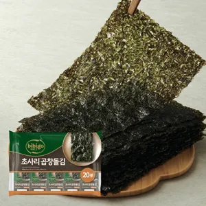 비비고 초사리 곱창 돌김 5gX20개