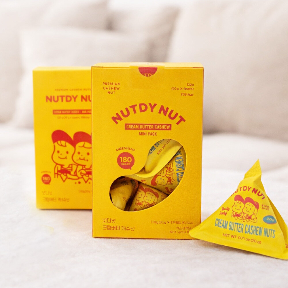 [행사]넛디넛 크림버터캐슈넛 미니박스120g