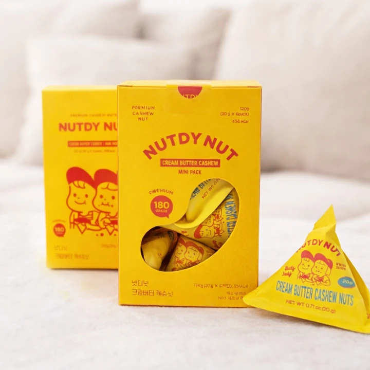 넛디넛 크림버터캐슈넛 미니박스120g