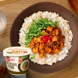 햇반 오겜 컵반 강된장보리비빔밥280g