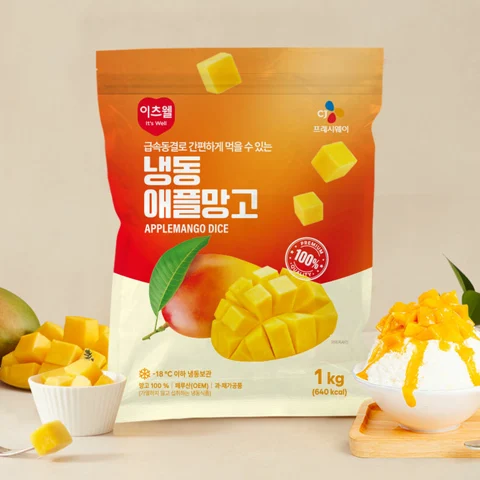 냉동 애플망고(다이스)1KgX3개