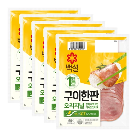 [5+5]백설 구이한판 오리지널 60g