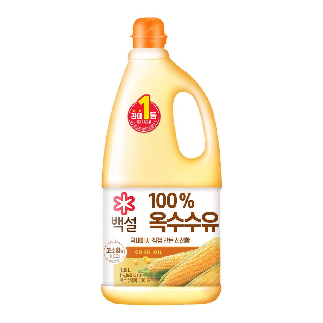 백설 옥수수유 1.8L